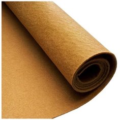 Фетр однотонный твердый 2 мм в рулоне 100 х 100 см / Фетр-войлок жесткий для творчества и рукоделия темно-бежевый С06 Китай