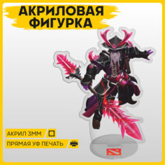 Фигурка из акрила статуэтка игра Дота 2 Dota 2 Void Spirit 15х14см 1-я Наклейка