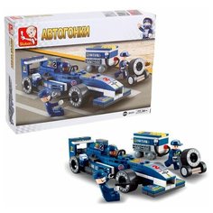 Конструктор «Автогонки: пит-стоп», 196 деталей Нет бренда