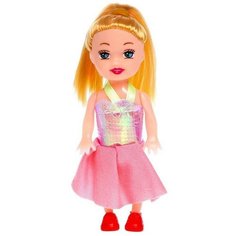 Кукла малышка "Рита" в платье, микс Нет бренда