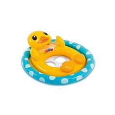 Круг надувной с сиденьем "Зверюшки", Цыпленок, 3-4 года, Intex 59570