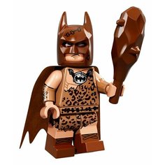 Минифигурка Лего 71017-4 : серия COLLECTABLE MINIFIGURES The Lego Batman Movie; Clan of the Cave Batman (Бэтмен из Клана пещеры)