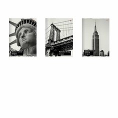 Тетрадь общая Альт® А4 (208 х 297 мм) "NYNY" 96 л, клетка Арт. 7-96-1217 обложка в ассортименте. Цена за 3 шт. Bruno Visconti