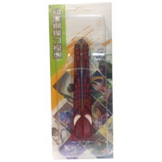 Игрушечный Нож- бабочка металлический с орнаментом Человек Паук Original Toys