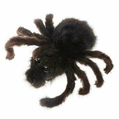 Мягкая игрушка паук из натурального меха норки Мамба темно-коричневый Holich Toys