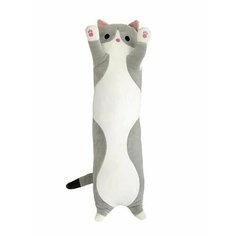 Кот батон/длинный кот/кот багет/игрушка подушка/антистресс/мягкая игрушка 70 см Ir Aysh