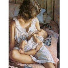 Картина по номерам Радость материнства 40х50 см АртТойс