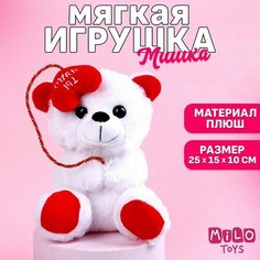 Мягкая игрушка «Ты чудо», медведь, цвета микс Milo Toys