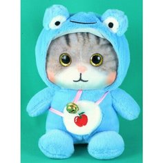 Мягкая игрушка Котенок в капюшоне с колокольчиком 20 см. АКИМБО КИТ