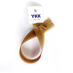 Молния YKK потайная неразъемная тип № 2 60 см арт. 188 бежевый