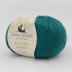 Пряжа VentodItalia Angora rabbit 25 Венто дИталия Ангора Раббит, 70% пух ангорского кролика, 30% нейлон, 50 г, 350 м, 1 моток.