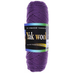Пряжа Color City Yak wool сливовый (2274), 60%пух яка/20%мериносовая шерсть/20%акрил, 430м, 100г, 3шт