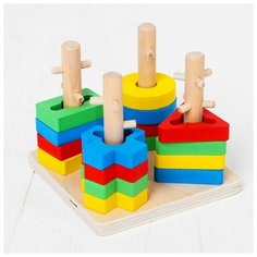 Логическая пирамидка «Замочки» Без бренда