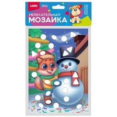 Набор для творчества Увлекательная мозаика (металлизированная) малый набор "Лисёнок" Км-038 LORI