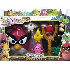 Angry Birds - Набор сердитых птичек с маской и рогаткой Sebar