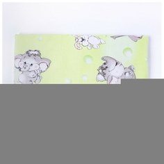Baby-22 Подушка, размер 30х40 см, бязь, синтепон, цвет зел, набивка микс 214 Baby22