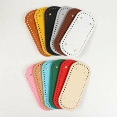 Основа для вязаных изделий кожзам "Вытянутая" микс 10х22 см Noname