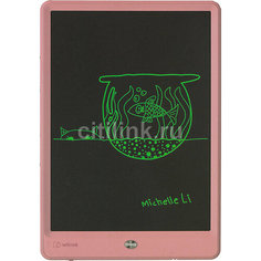Планшет для рисования XIAOMI Wicue 10 (Wicue 10-pink) розовый - ввод - перьевой, рабочая область - 15,4 мм х 21,2 мм