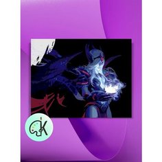 Картина по номерам на холсте Dota 2 - Vengeful Spirit Art, 40 х 50 см КУЛЬТУРА ЦВЕТА