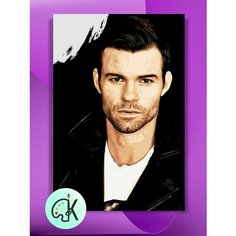 Картина по номерам на холсте Дневники вампира - Элайджа Майклсон, 40 х 60 см КУЛЬТУРА ЦВЕТА