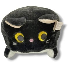 Мягкая игрушка Кубик-Кот из м/ф 40 см черный китай