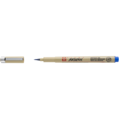 Ручка капиллярная Sakura Pigma Brush, наконечник кисть, цвет чернил: синий