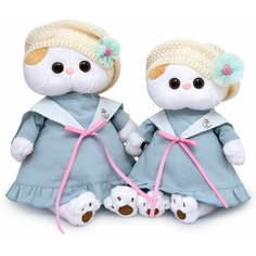 Мягкая игрушка Ли-Ли в морском платье и вязаном берете , 24 см Denco Store