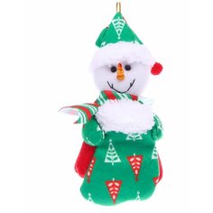 Мягкая игрушка Новый год , на подвесе, с мешочком, виды Микс Denco Store