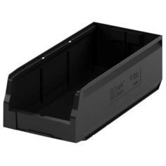 Ящик (лоток) универсальный I Plast Logic Store, полипропилен, 500x225x150мм, черный Iplast