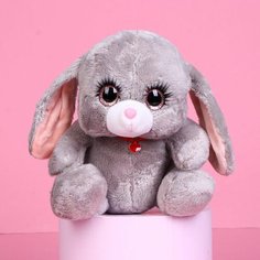 Мягкая игрушка Milo toys "Зайка Ла-Пу-Ля", цвет серый, 20 см