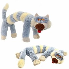 Мягкая игрушка кот-багет плюшевый Нет бренда