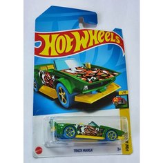 Hot Wheels Машинка базовой коллекции TRACK MANGA зеленая C4982/HKH45