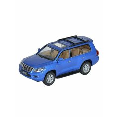 Машинка обычная Lexus LX570 световые и звуковые эффекты, инерция, синий, 1 шт. Sweet Home