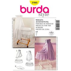Выкройка BURDA №1980 Аксессуары для детской кроватки
