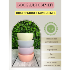 Воск для свечей / Микс 30 / 1 кг Hobbyscience.Ru