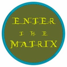 Нашивка ENTER THE MATRIX на липучке; шеврон тактический на одежду, d8 см, цвет 13. Патч с вышивкой ShevronPogon, Россия