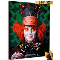 Картины по номерам Шляпник Алиса в стране чудес 40x50