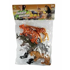 Игровой набор фигурок диких животных Игрушка Праздник