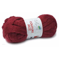Пряжа Rozetti "Couture Jazz" акрил 81%, полиамид 19%, 100гр/15м (240-13 Бордовый) 1 упаковка (3 мотка)