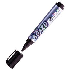 Комплект 12 шт, Маркер для белых досок Crown "Multi Board Comfort" черный, пулевидный, 3мм