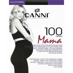 Колготки для беременных DANNI MULTIFIBRA 100 den MAMA, цвет черный, 3 р-р.