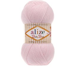 Пряжа Alize Baby Best цв.184 розовая пудра, 90% акрил, 10% бамбук , 240м, 100г, 3 штуки