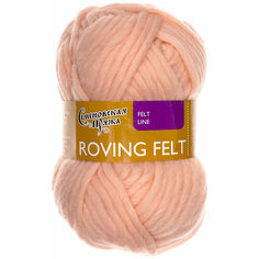 Пряжа Семеновская Roving felt (Валя) вереск (1445), 100%шерсть, 50м, 50г, 3шт