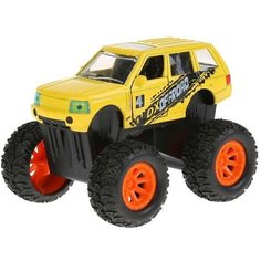 Машина Монстр Джип желтая 8 см металл инерция Технопарк, W7730-R-KR1