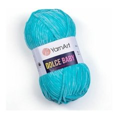Пряжа Yarnart Dolce Baby 746 голубая бирюза