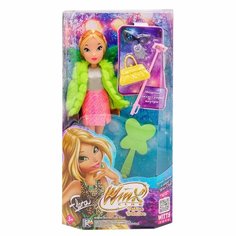 Шарнирная кукла Winx Club Fashion. Флора, с крыльями, 6 аксессуаров, 24 см IW01372202