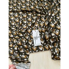 Ткань Плательно-блузочный принтованный трикотаж, 1 м. Noname