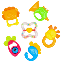 Погремушки Крошка Я "Счастливый малыш 2", 6 предметов