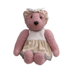 Мягкая игрушка Сима-ленд Мишка Ася 6783055, 30 см, розовый