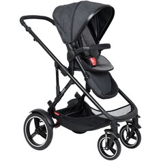 Прогулочная коляска PHIL&TEDS Voyager 2019 (без доп. сиденья), charcoal grey